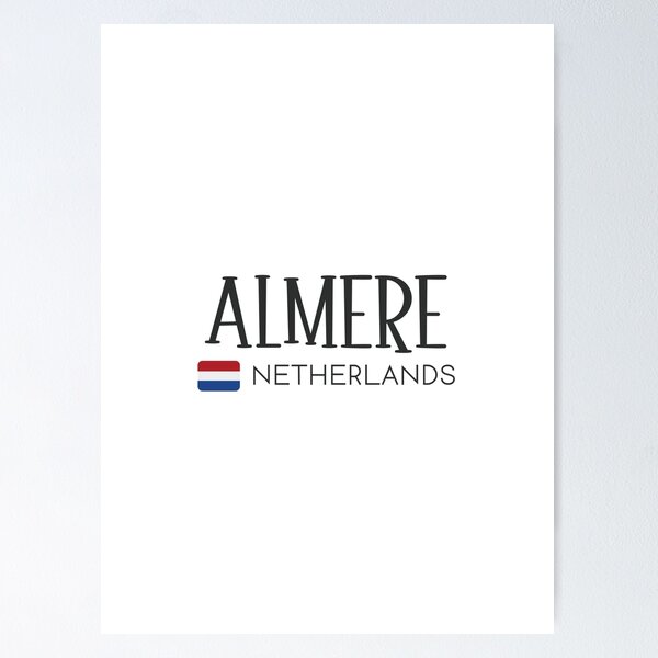 Aperçu de l'œuvre Almere - Pays-Bas créée et vendue par StudioRedKoala.