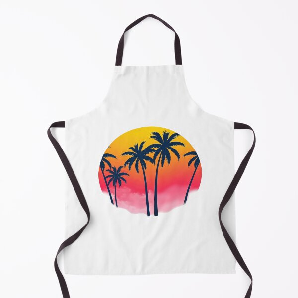 Item preview, Vibrant Sunset & Palm Trees | 80s Summer Nostalgia designed and sold by 0606PM.