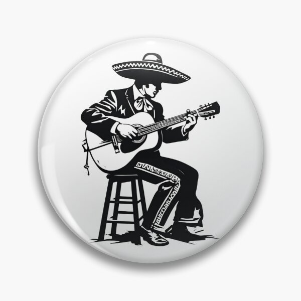 Item preview, Mexican Mariachi Guitarist – Vibrant Traditional Musician Art Design designed and sold by Colorful-Garden.