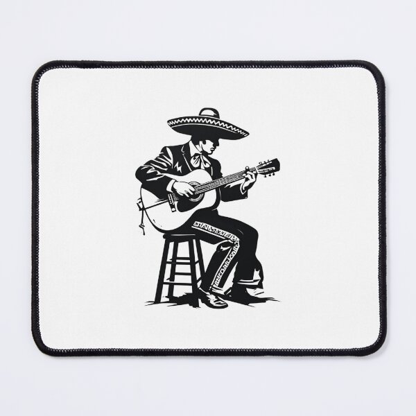 Item preview, Mexican Mariachi Guitarist – Vibrant Traditional Musician Art Design designed and sold by Colorful-Garden.
