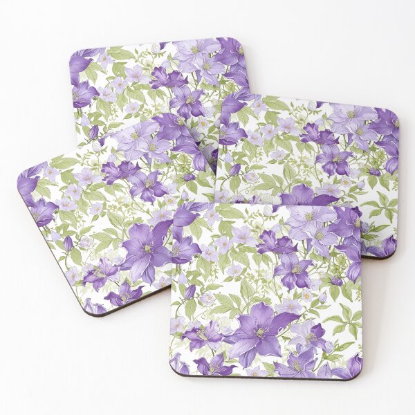 Item preview, Purple Flowers and Green Foliage designed and sold by CoolPixels.