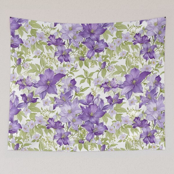 Item preview, Purple Flowers and Green Foliage designed and sold by CoolPixels.
