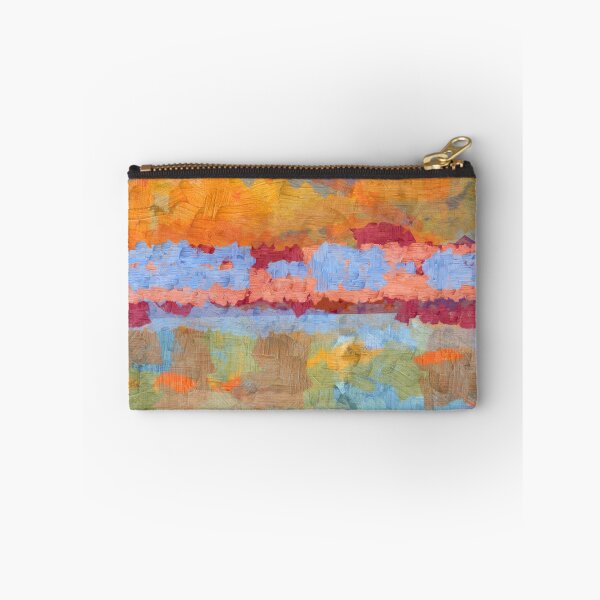 Item preview, Abstract Landscape in Gold, Pink, Blue, Orange designed and sold by Jessielee72.