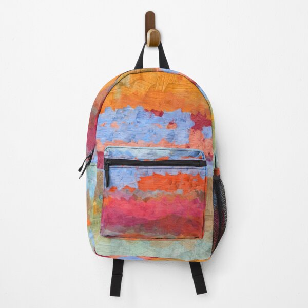 Item preview, Abstract Landscape in Gold, Pink, Blue, Orange designed and sold by Jessielee72.