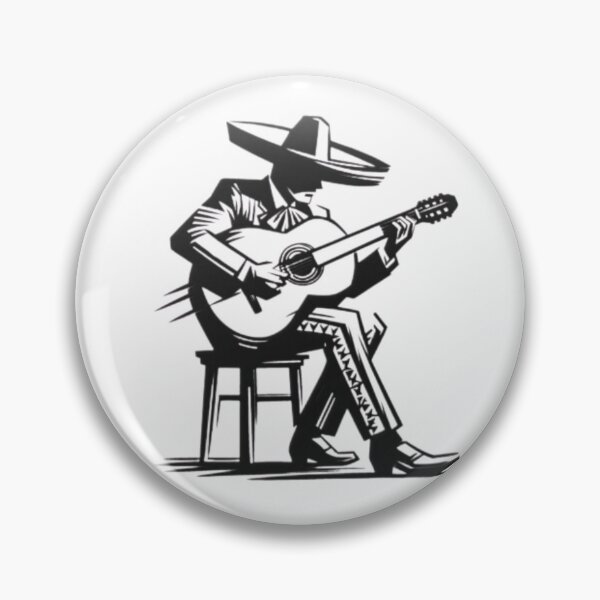 Item preview, Mexican Mariachi Guitarist – Vibrant Traditional Musician Art Design designed and sold by Colorful-Garden.