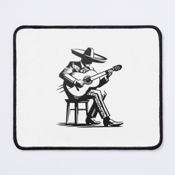 Item preview, Mexican Mariachi Guitarist – Vibrant Traditional Musician Art Design designed and sold by Colorful-Garden.