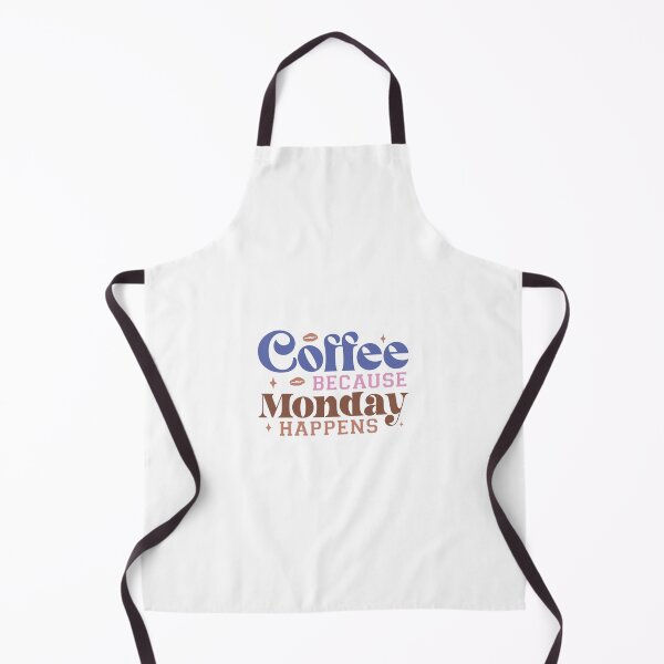 Item preview, Coffee Because Monday Happens - Motivational Art designed and sold by Art-shia.