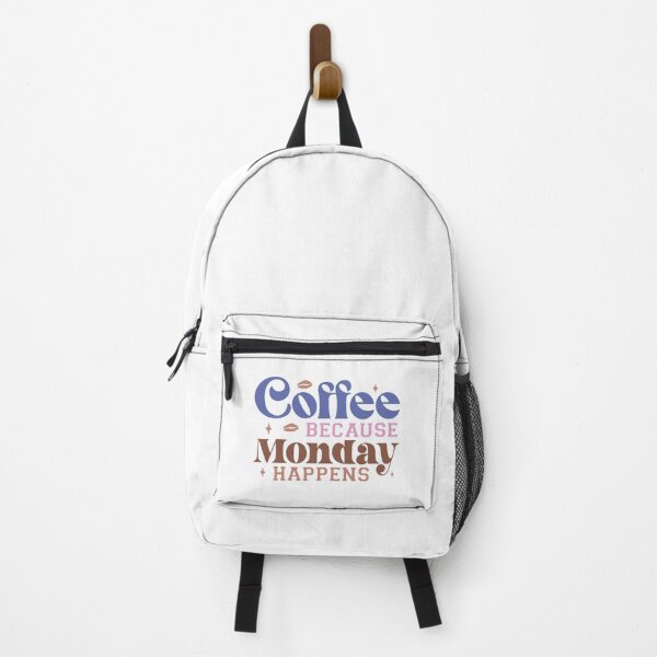 Item preview, Coffee Because Monday Happens - Motivational Art designed and sold by Art-shia.