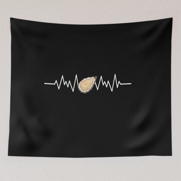 Item preview, EKG Heartbeat Oyster Day Seafood Lovers Funny designed and sold by Dressed For  Duty.