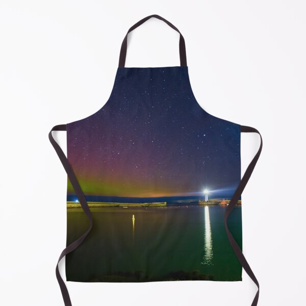 Item preview, Enchanting Skies: Rare Aurora Display Over Donaghadee Lighthouse designed and sold by TomSmithPhotos.