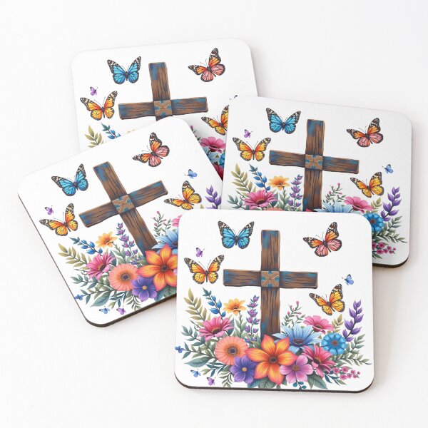 Item preview, cross and butterfly  designed and sold by jkrphoto.