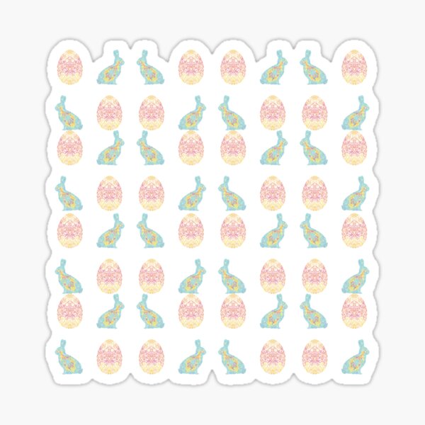 Item preview, Easter Bunny & Egg Pattern designed and sold by Elizarfa.