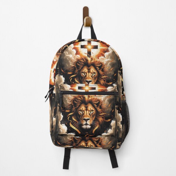 Item preview, Majestic Lion of Judah with Cross designed and sold by Kingdom-Mindset.