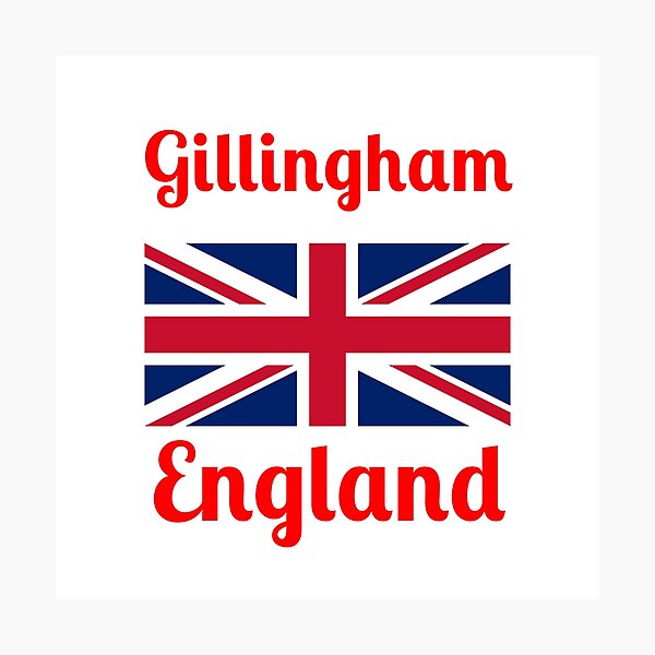 Item preview, Gillingham England - Stylish Prints, designed and sold by Fleetwood1994.