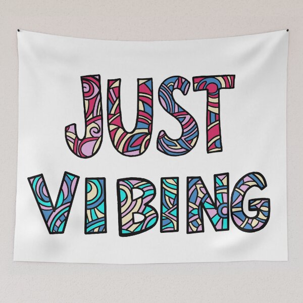 Item preview, Just vibing designed and sold by SpectrumShine.