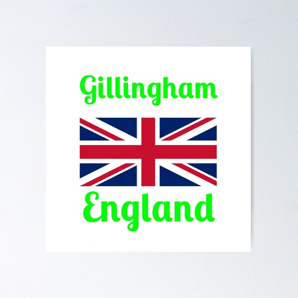 Item preview, Gillingham England - Stylish Prints, designed and sold by Fleetwood1994.
