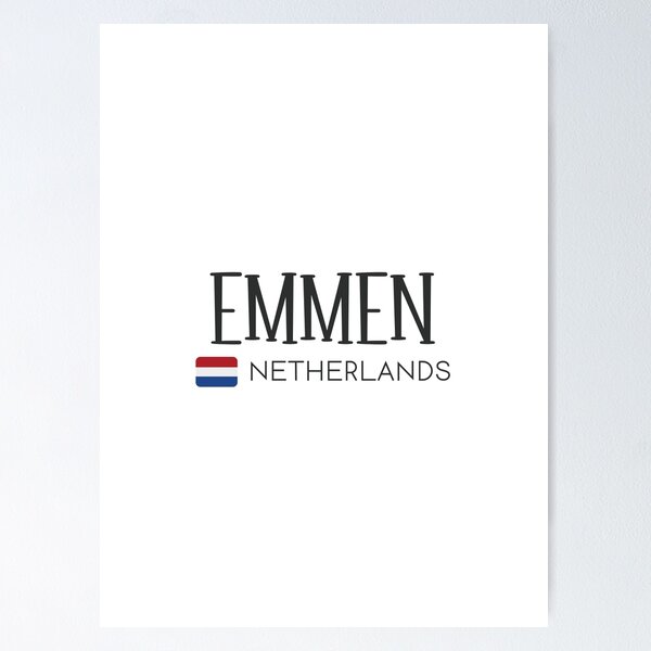 Aperçu de l'œuvre Emmen - Pays-Bas créée et vendue par StudioRedKoala.