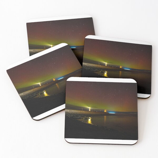 Item preview,  Aurora Display Over Donaghadee Lighthouse designed and sold by TomSmithPhotos.