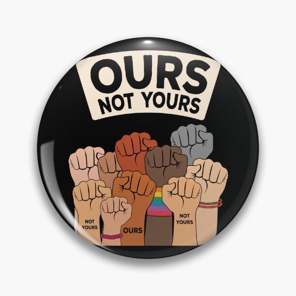Item preview, Ours Not Yours Hand Drawn Fists for Solidarity and Voice designed and sold by Designer-Girl.