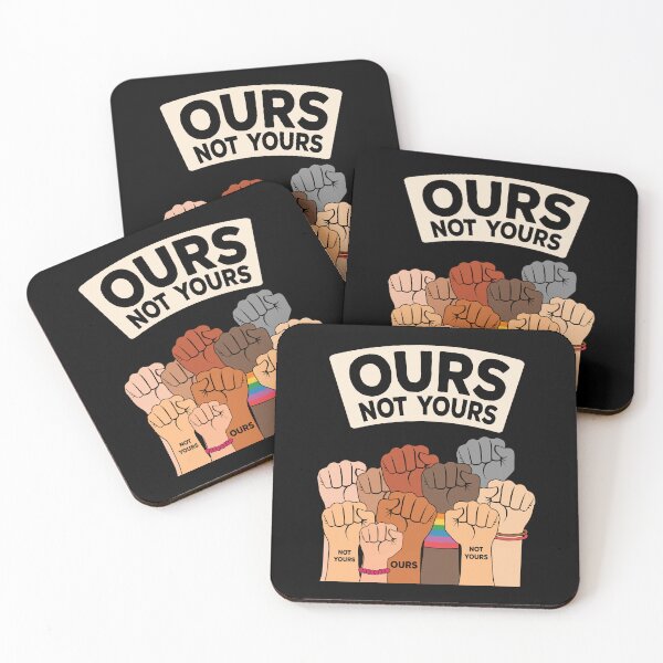 Item preview, Ours Not Yours Hand Drawn Fists for Solidarity and Voice designed and sold by Designer-Girl.