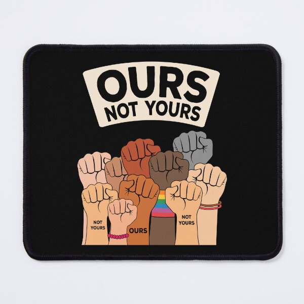 Item preview, Ours Not Yours Hand Drawn Fists for Solidarity and Voice designed and sold by Designer-Girl.