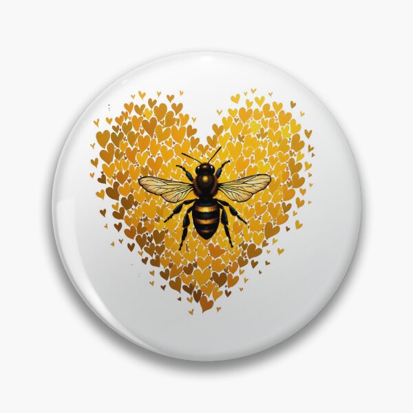 Item preview, bee on the heart designed and sold by jkrphoto.