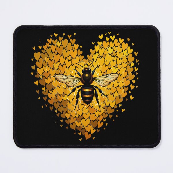 Item preview, bee on the heart designed and sold by jkrphoto.