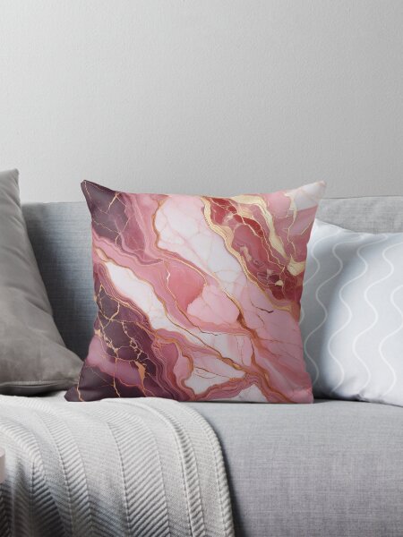 Item preview, Blush Rose Gold Marble Abstract Art Print designed and sold by CCSTREET183.