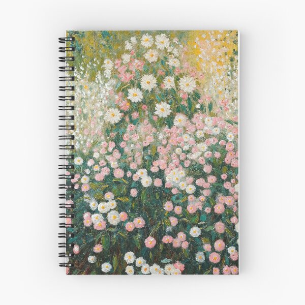 Item preview, Gustav Klimt Pink Flower Garden designed and sold by maniacfitness.