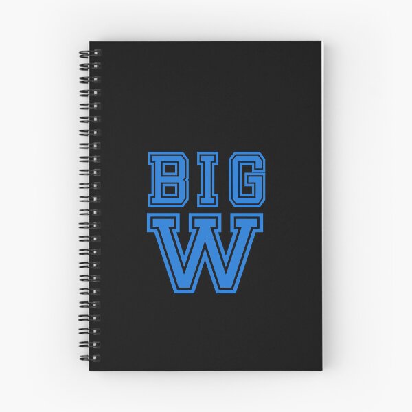 Item preview, "Big W" in blue  designed and sold by PariSeine.