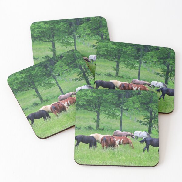 Item preview, Horses in a field  designed and sold by InezPhotography.