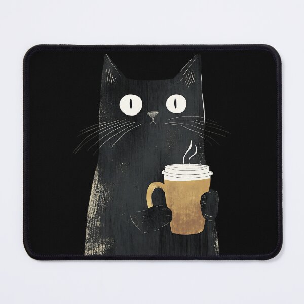 Item preview, Coffee Addict Cat: Morning Brew designed and sold by bapupa.