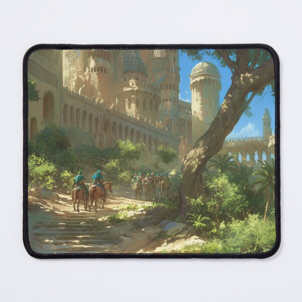 Item preview, Lost Oasis of Aranthia 2 - Fantasy Landscape Art designed and sold by NocturnaFantasy.