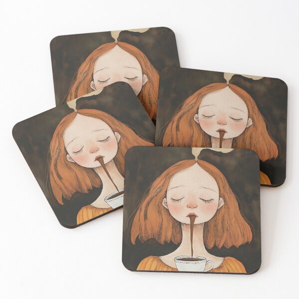 Item preview, Just a Coffee Addict Girl designed and sold by bapupa.