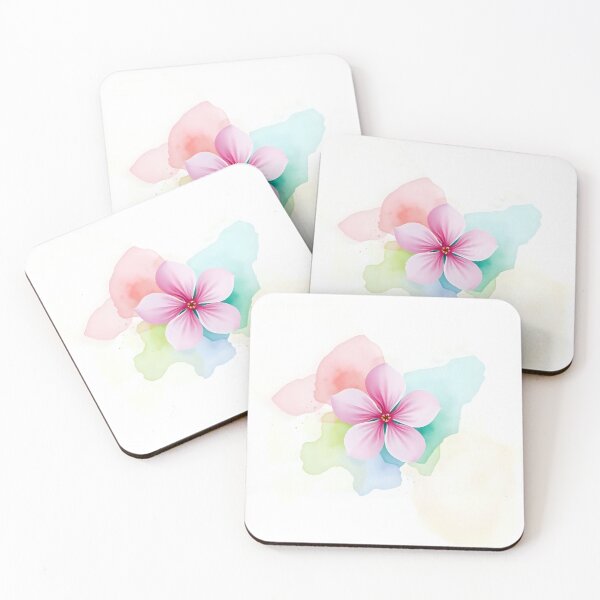 Item preview, Floating Blossom Watercolor - Soft Pastels designed and sold by Shirtastically.