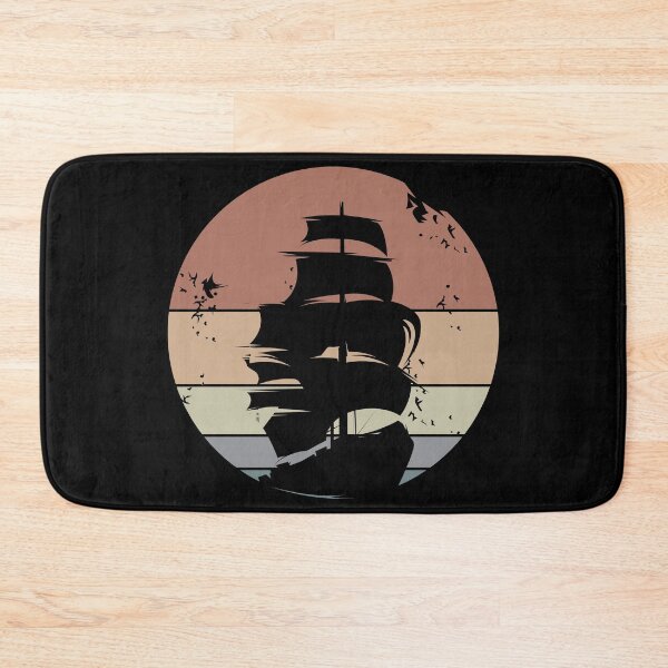 Item preview, old retro ship - vintage sailor logo designed and sold by AndreMi.
