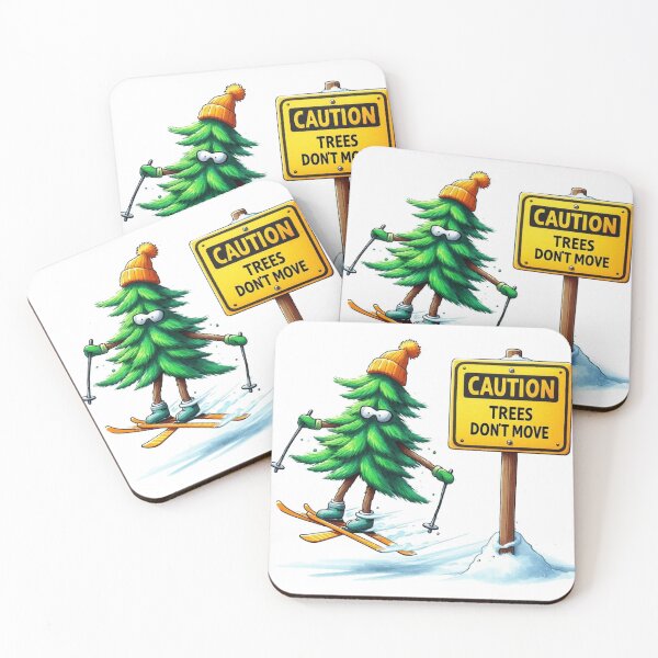Item preview, Funny Skiing Caution Trees Dont Move designed and sold by HaydenMillepied.