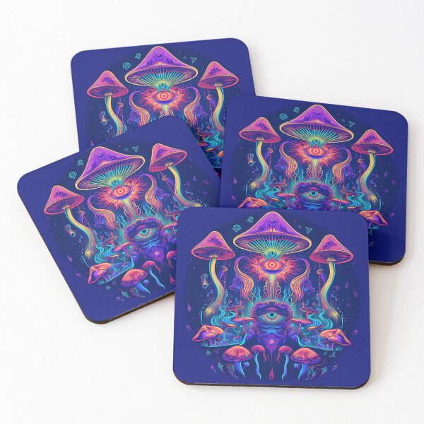 Item preview, Mandala de Hongos Psicodélicos – Visionary Eye designed and sold by TrippyFest.