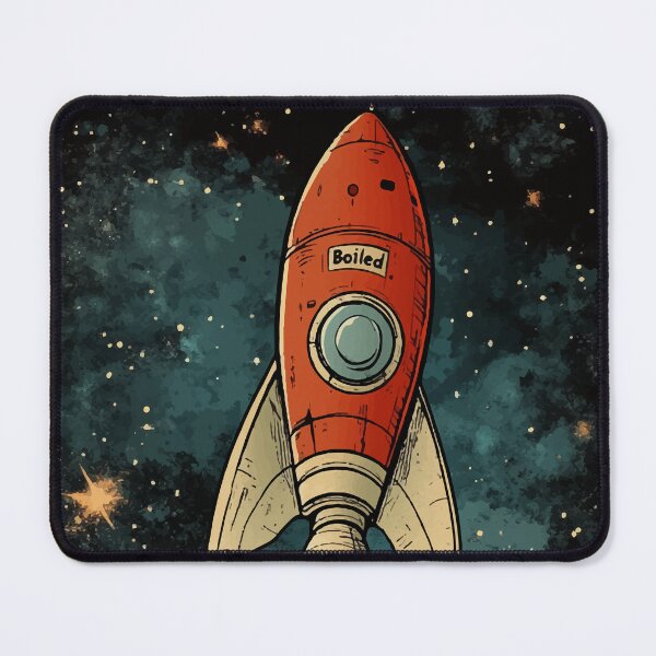 Item preview, Pixar-Style Space Rocket – Cosmic Adventure designed and sold by Moss and Moon Studio.