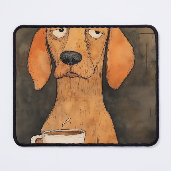 Item preview, Cute Coffee and Dogs designed and sold by bapupa.