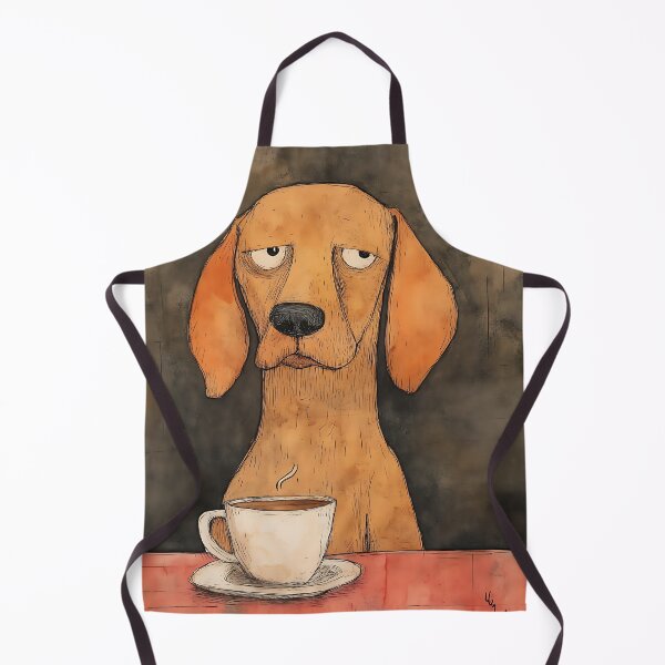 Item preview, Cute Coffee and Dogs designed and sold by bapupa.