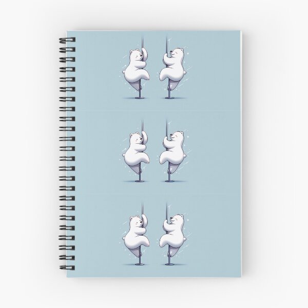 Item preview, Two North White Bears Dance Pole Dancing Fitness designed and sold by MickaPole.