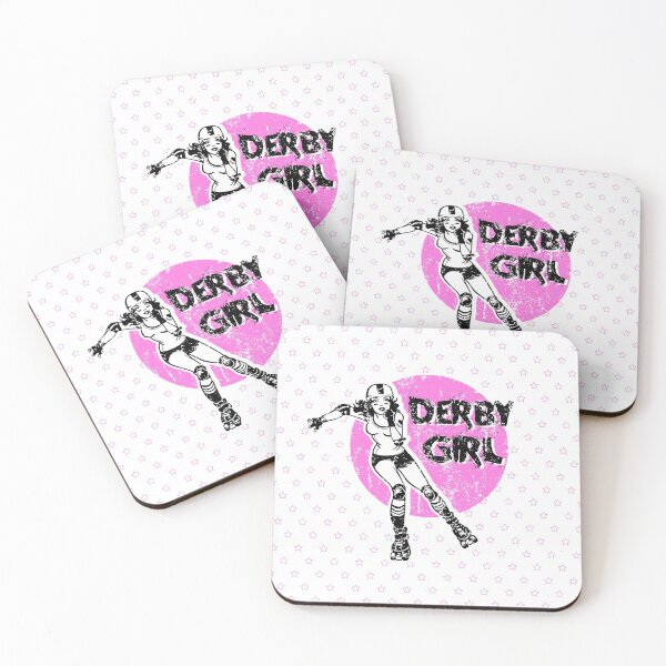 Item preview, Roller derby girl pink  designed and sold by Toomuchfun.