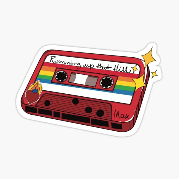 Aperçu de l'œuvre STRANGER THINGS - Cassette « Courir sur cette colline » créée et vendue par Becky-Poppins.