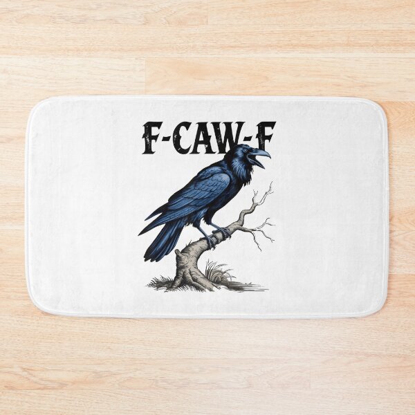 Item preview, Black Crow F Caw F Funny Black Bird Lover designed and sold by FantasyFablesC.