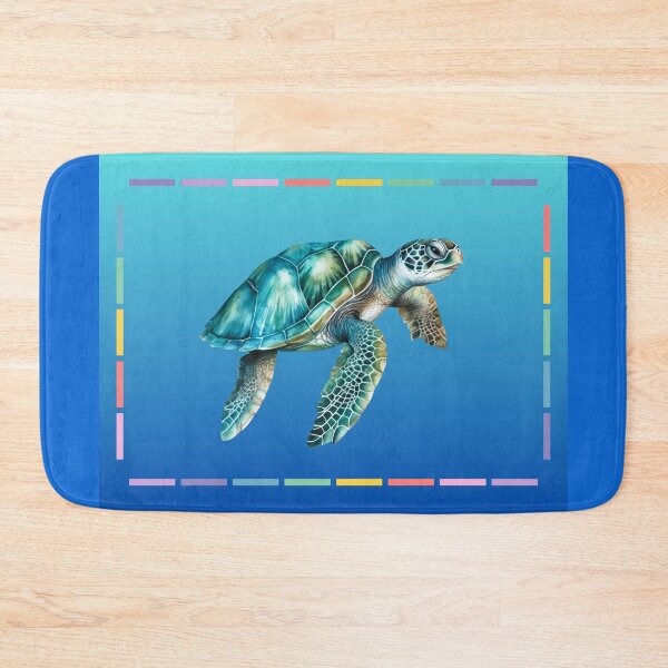 Item preview, Large Sea Turtles, Blue Ocean, Sea Life designed and sold by AASparksDesigns.