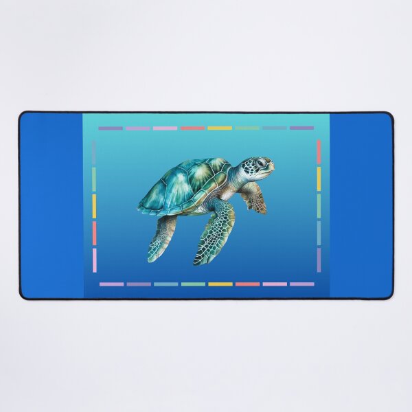 Item preview, Large Sea Turtles, Blue Ocean, Sea Life designed and sold by AASparksDesigns.