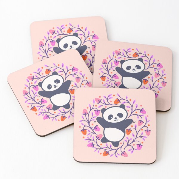 Item preview, Strawberry Panda Parade designed and sold by RebeccaFlaherty.