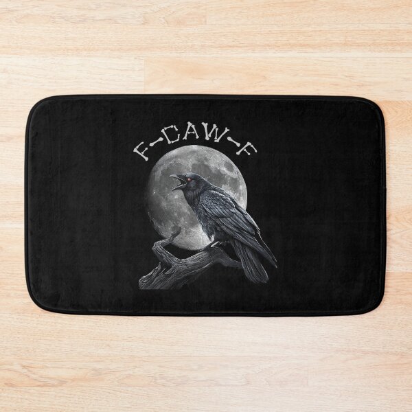 Item preview, Black Crow F Caw F Funny Black Bird Moon Gothic designed and sold by FantasyFablesC.