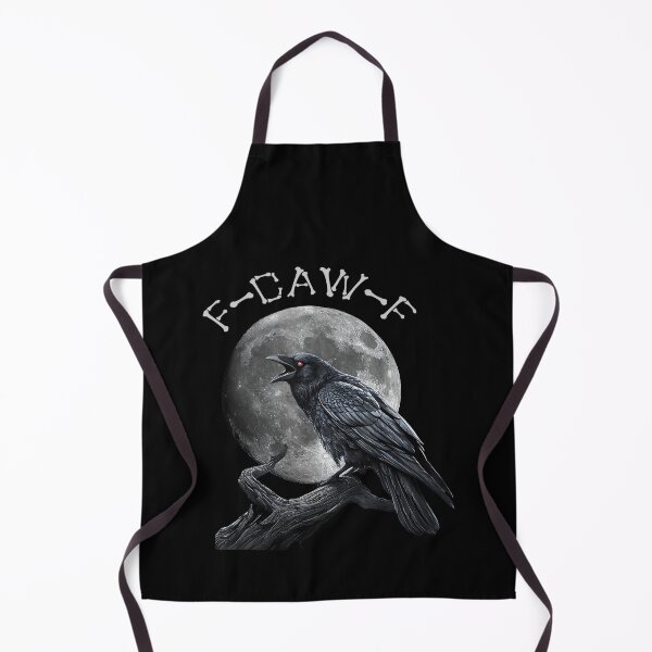 Item preview, Black Crow F Caw F Funny Black Bird Moon Gothic designed and sold by FantasyFablesC.